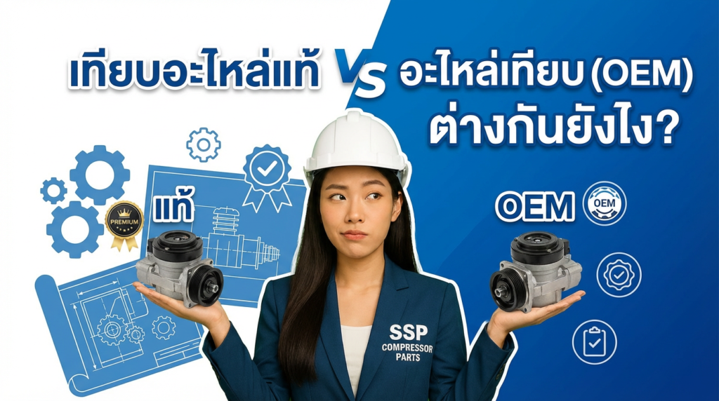 เทียบอะไหล่แท้ vs อะไหล่เทียบ (OEM) ต่างกันยังไง?