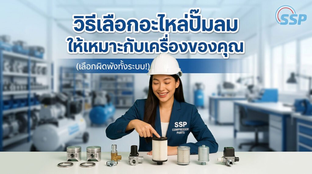 วิธีเลือกอะไหล่ปั๊มลมให้เหมาะกับเครื่องของคุณ